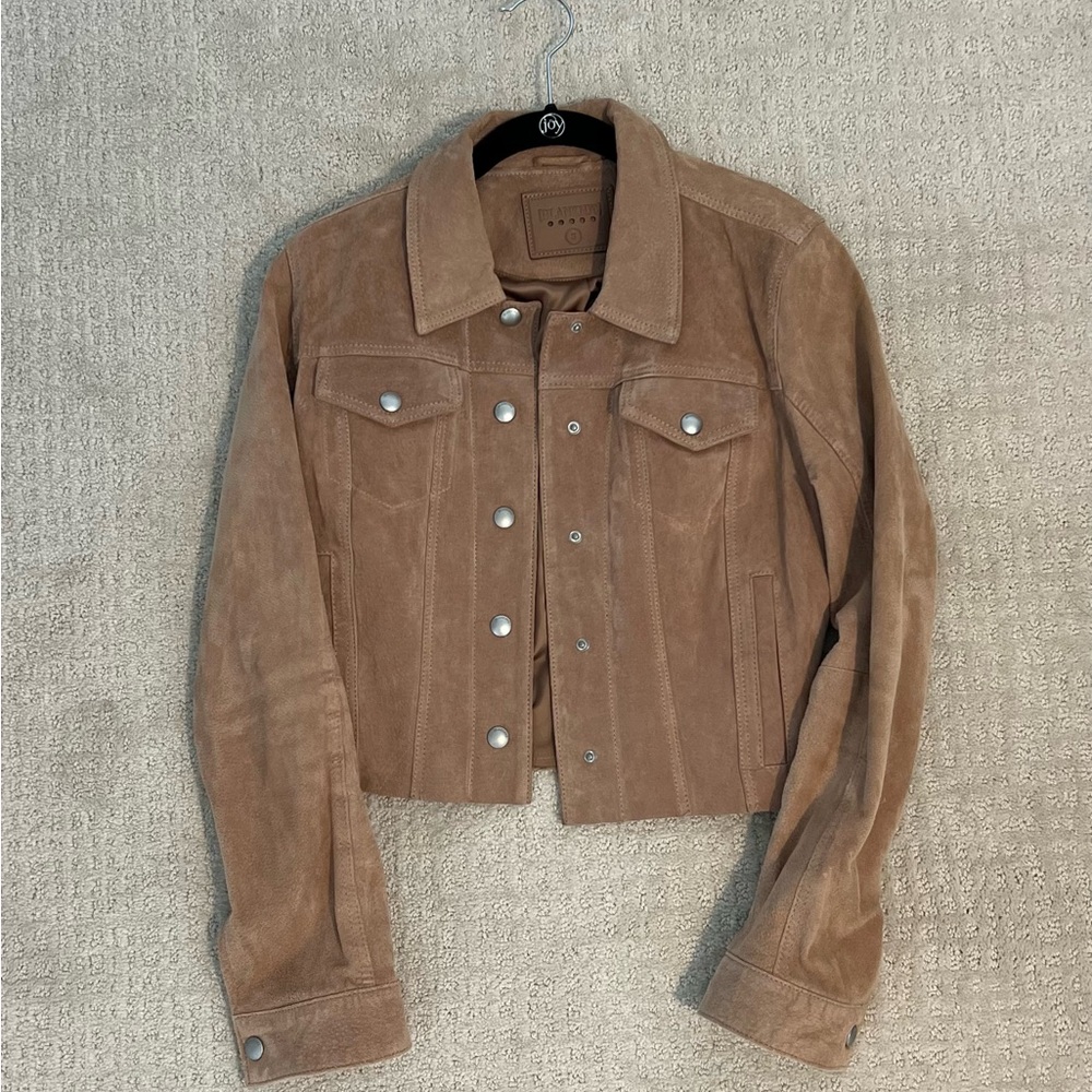 BlankNYC cropped suede jacket EUC, size S